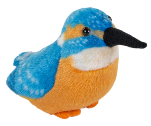 Wild Republic Eisvogel 17 cm Vogel mit Stimme Kuscheltier