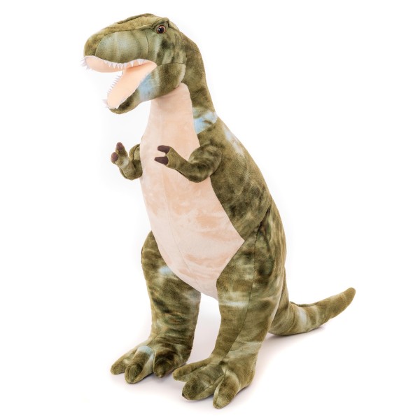 Teddy Hermann Dinosaurier T-Rex 80 cm stehend grün/beige Plüschtier