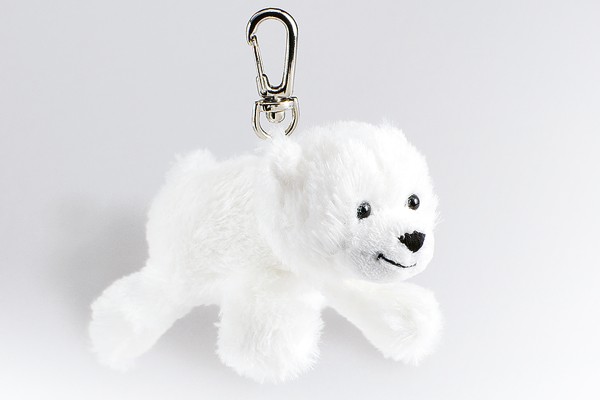 Schaffer Schlüsselanhänger Eisbär Knut 12 cm liegend Kuscheltier