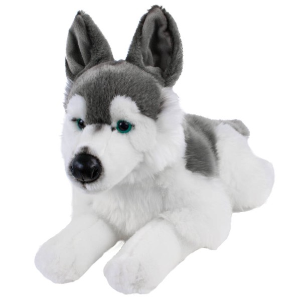 Kuscheltier Husky Skalli liegend 45 cm Uni-Toys