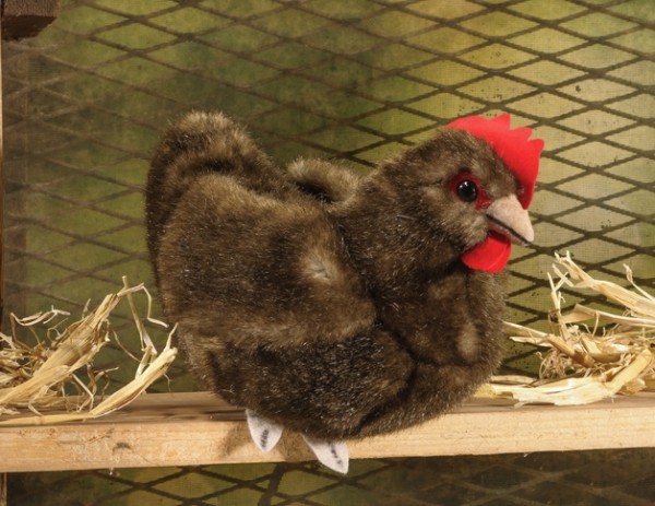 KÖSEN Huhn braun 14 cm Plüschtier Henne