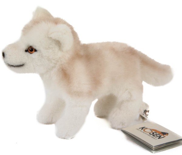 Kösen Polarwolfwelpe 20 cm Polarfuchsbaby Stofftier