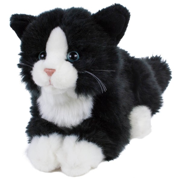 Katze Boots schwarz weiß 30 cm Uni-Toys