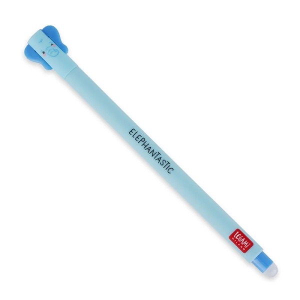 Erasable Gel Pen Elefant 15 cm blau