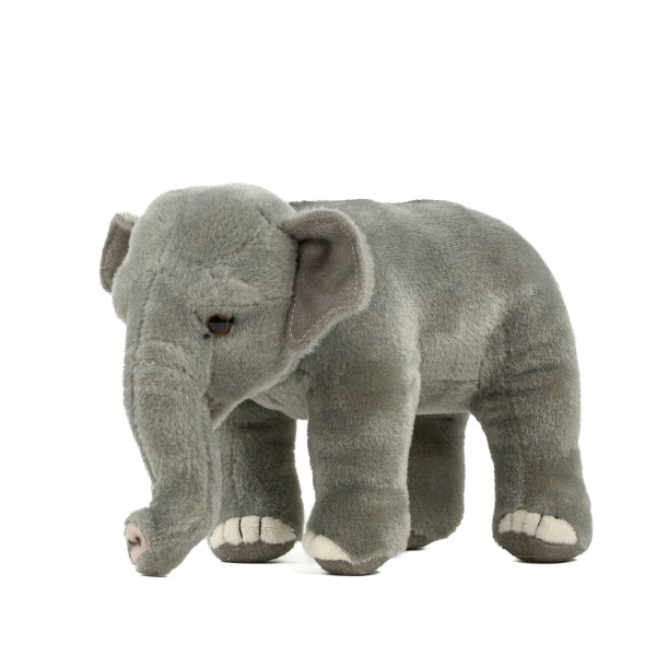 Kuscheltier Elefant grau stehend 20 cm Plüschelefant