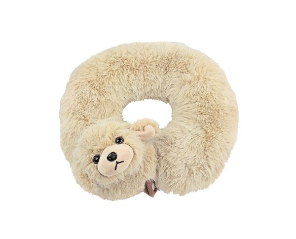 Inware Nackenkissen Hund beige 30 x 25 cm