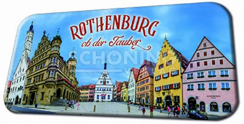 Magnet Flexi Panorama Marktplatz Rothenburg