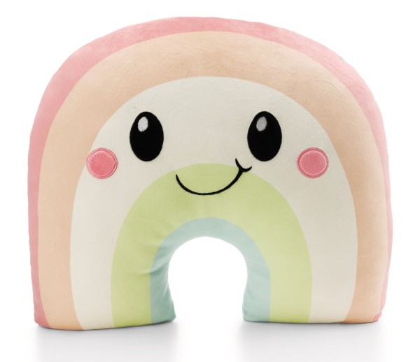 Nici Regenbogen Nibsi 42 x 36 cm Plüschkissen