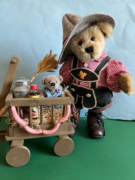 Gudrun Didszilatis Teddybär Oktoberfest Sepp 35 cm