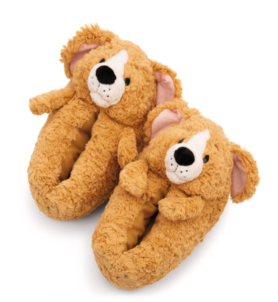 Nici Hausschuhe Hund braun Gr. 36 - 39