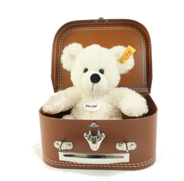 Steiff Teddybär Lotte weiß im Koffer 25 cm 111464