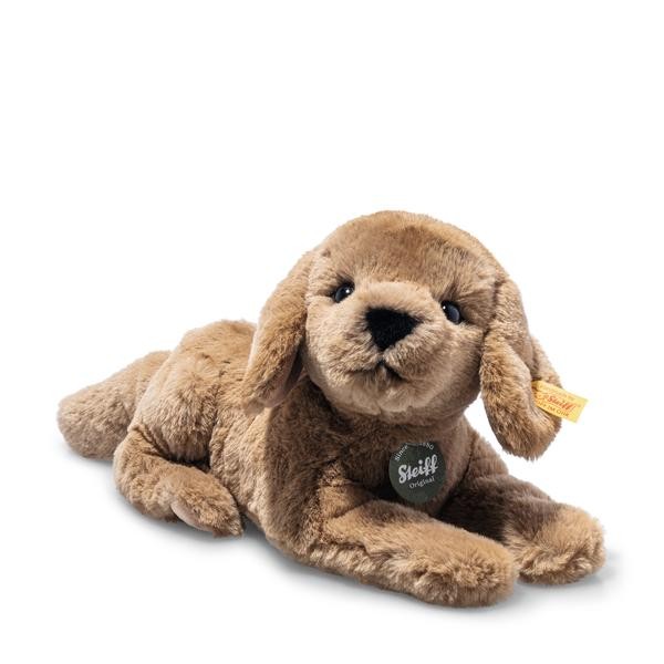 Steiff Lenny Labrador 23 cm liegend braun Plüschhund 076886