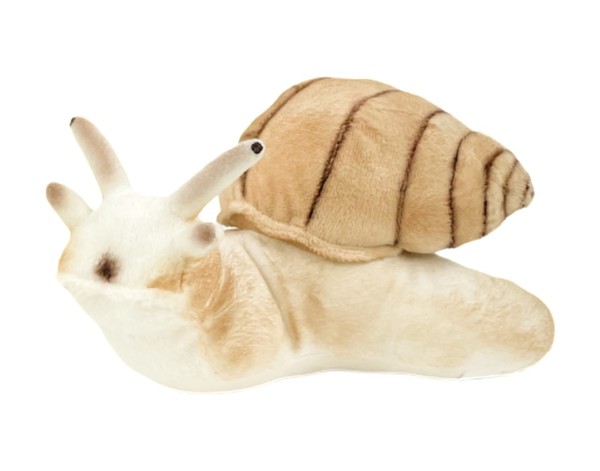 Kuscheltier Schnecke beige 24 cm Plüschschnecke