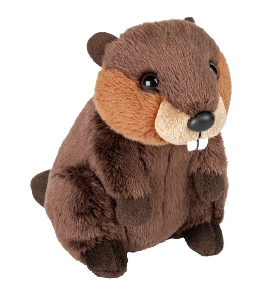 Wild Republic Biber 12 cm braun aufwartend Plüschbiber