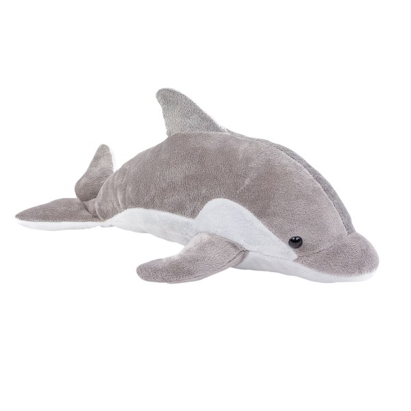 Kuscheltier Delfin grau-weiß 38 cm