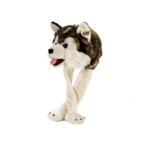 Husky-Plüschmütze one size