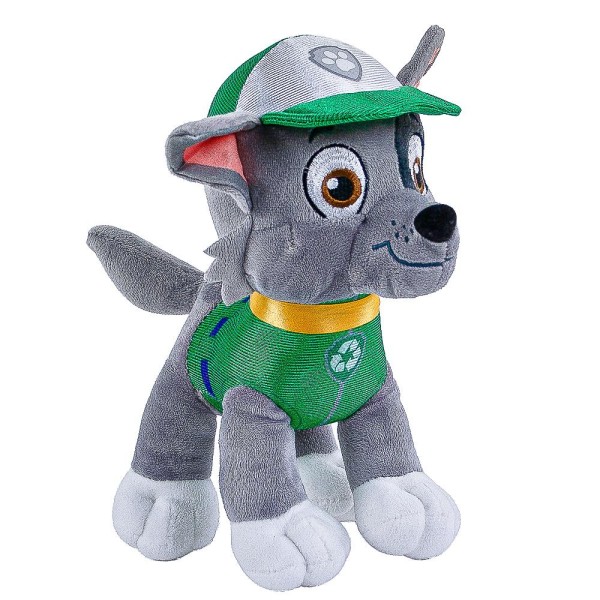 Rocky 27 cm grün stehend Paw Patrol Kuscheltier Hund