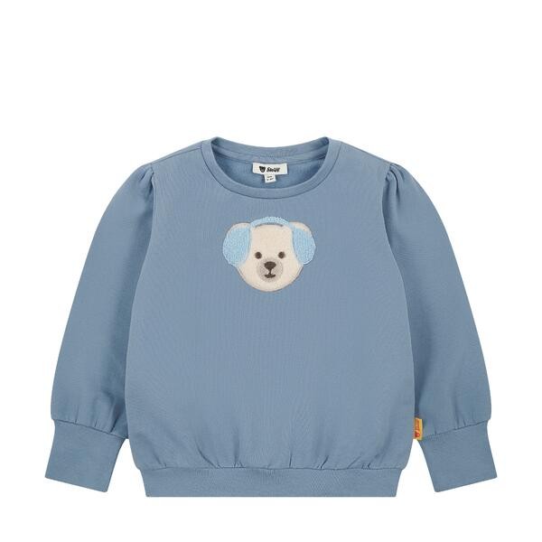 Steiff Sweatshirt hellblau Ohrenschützer