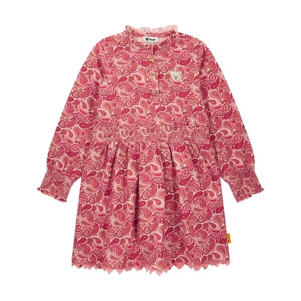 Steiff Kleid langarm Paisley pink