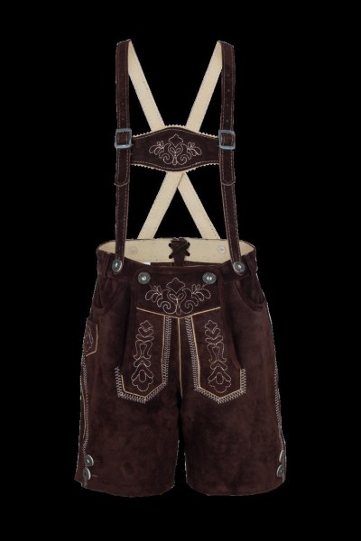 Isar Trachten Lederhose braun