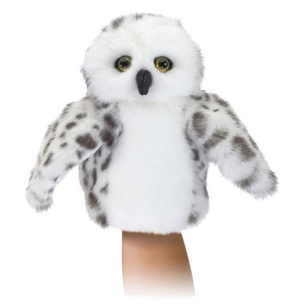 Folkmanis Handpuppe Schneeeule 20 cm