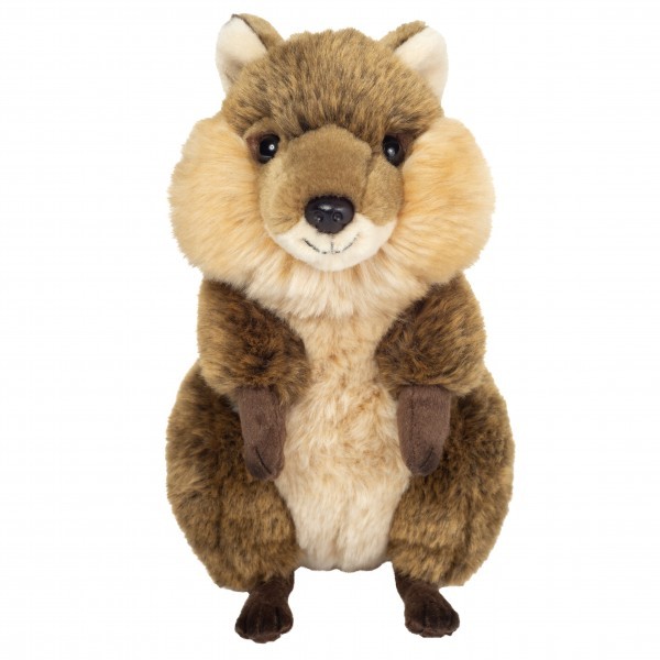 Teddy Hermann Kuscheltier Quokka 24 cm braun