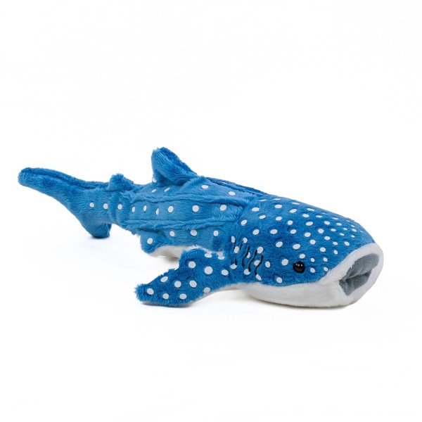 Kuscheltier Walhai blau/weiß 28 cm Plüschtier