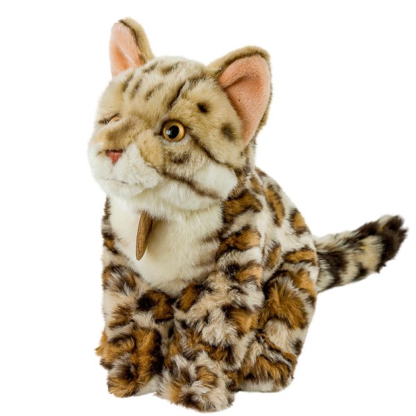 Bengalische Katze sitzend 23 cm Kuscheltier