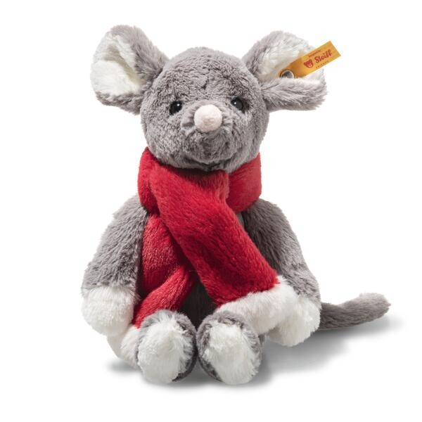 Steiff Maus Mia Christmas grau 21 cm 056123