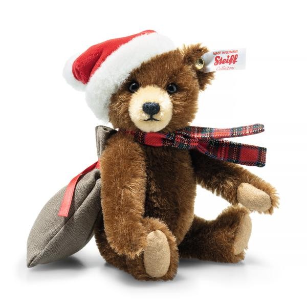 Steiff Teddybär Weihnachtsmann braun 18 cm 007514