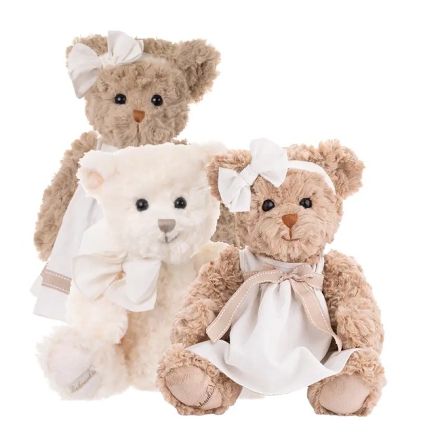 Bukowski Teddybär Beau Garcon weiß 30 cm Plüschteddybär