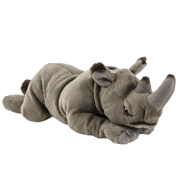 Nashorn Nino grau liegend 25 cm Uni-Toys