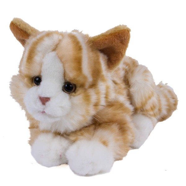 Katze Tiggi 30 cm rot/weiß getigert Kuscheltier Uni-Toys