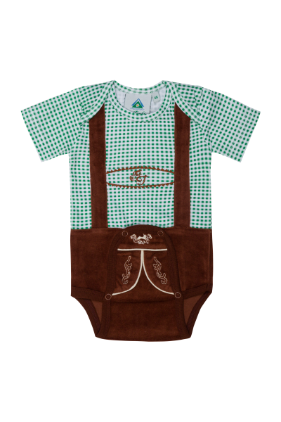 Isar Trachten Body Lederhose grün