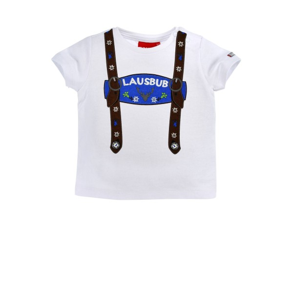 BONDI KIDSWEAR T-Shirt Lausbub weiß