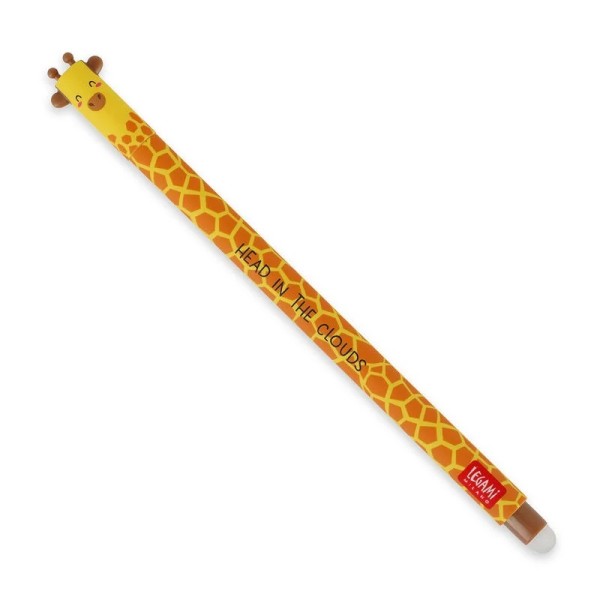 Erasable Gel Pen Giraffe 15 cm gelb/braun