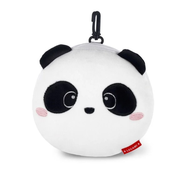 Reisekissen mit Schlafmaske Panda Legami Travel Buddy weiß/schwarz