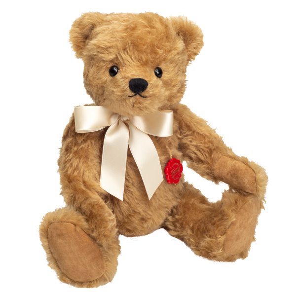 Teddy Hermann Glückwunschbär 36 cm caramel Stoffteddybär