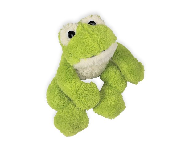 Inware Kuscheltier Frosch grün 33 cm Plüschfrosch