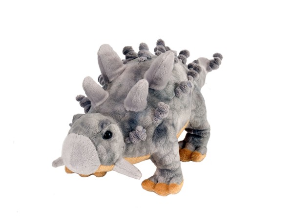 Wild Republic Mini Ankylosaurus 25 cm grau Kuscheltier Dinosaurier