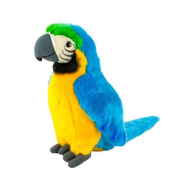 Kuscheltier Papagei blau 26 cm Uni-Toys