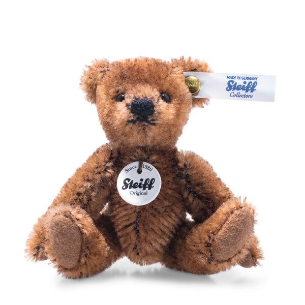 Steiff Teddybär 9 cm braun Miniatur Mohair 028151