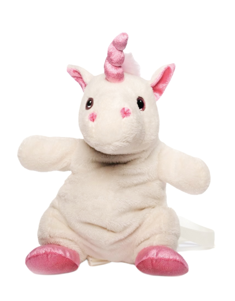 Inware Einhorn-Rucksack 35 cm weiß-pink