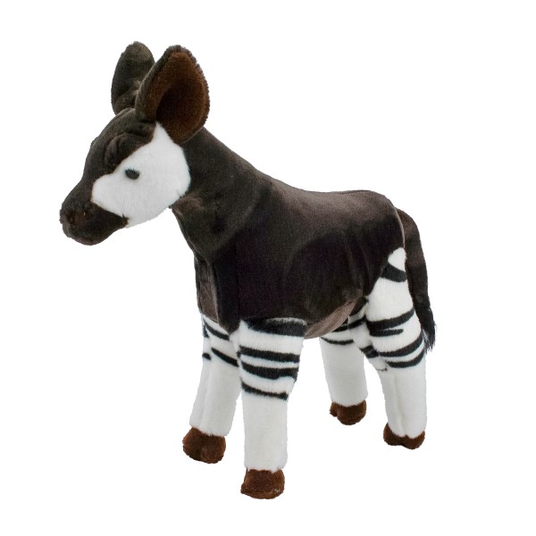 Kuscheltier Okapi stehend 32 cm Plüschokapi