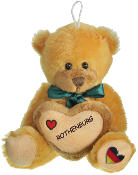 Teddybär mit Herz Rothenburg 22 cm Plüschteddybär