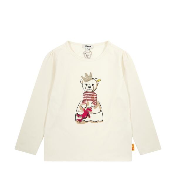 Steiff T-Shirt langarm weiß Prinzessin