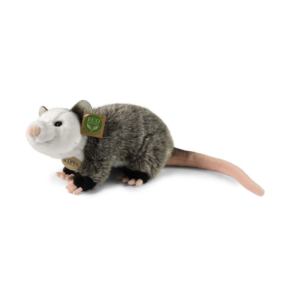 Kuscheltier Opossum grau/weiß 27 cm Plüschopossum