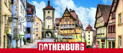 Magnet Panorama Plönlein Rothenburg