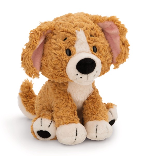 Nici Kuscheltier Hund sitzend braun 35 cm Plüschhund