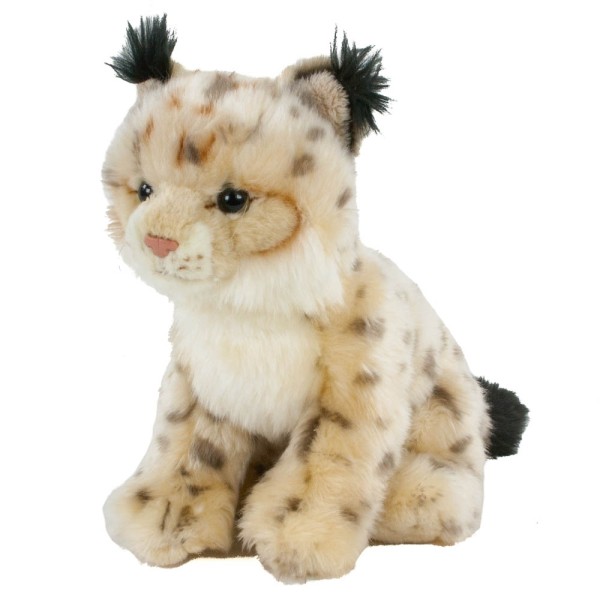 Kuscheltier Luchs Jay 32 cm sitzend gepunktet beige